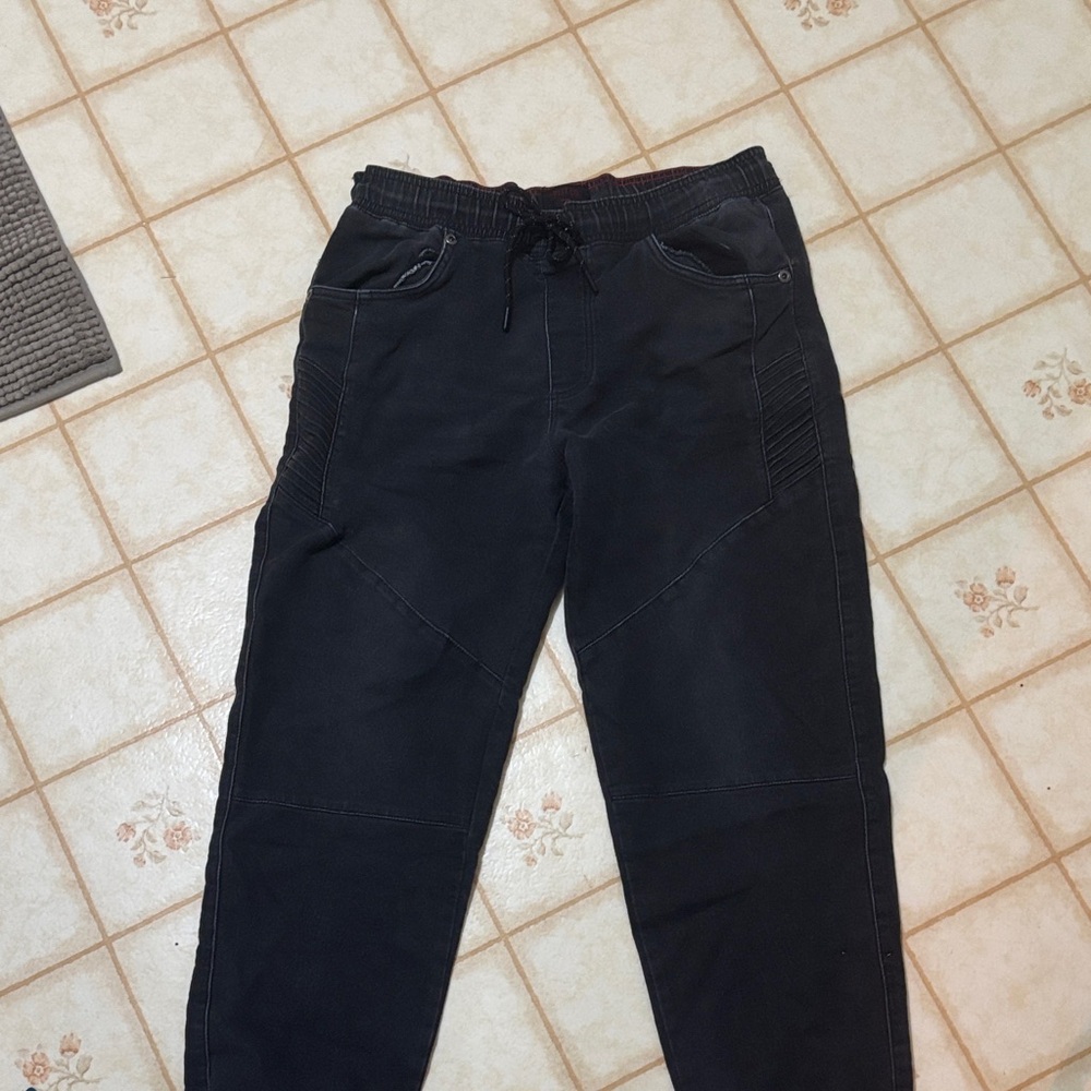 Split Men's Dark Cargo Pants